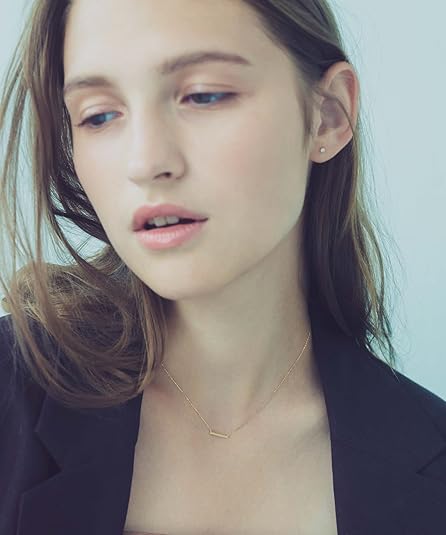 Amazon | (エテ) ete K18YG レイヤー バー ネックレス 261067 FREE